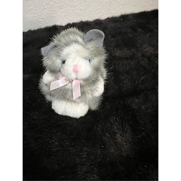 Itty Bitty Kitties Russ Grey Tabbie Cat Soft Plush Toy Kitten Stuffed Animall 3 - Picture 1 of 3